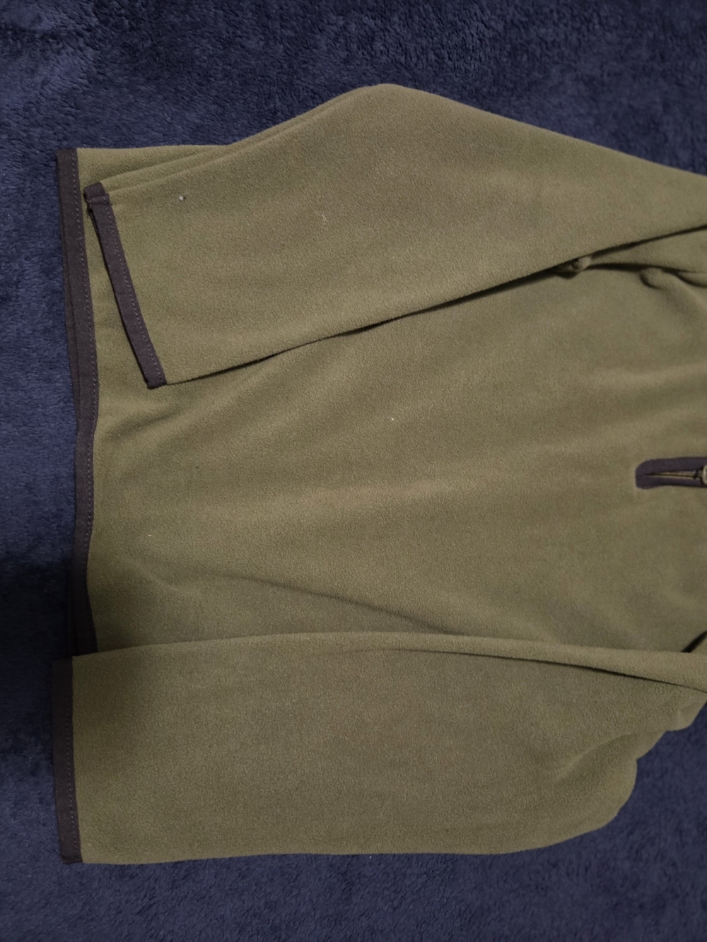 Men's Olive Green Fleece Jacket